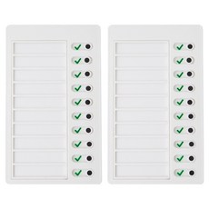 모던앳 슬라이딩 체크리스트 2p, 플라스틱