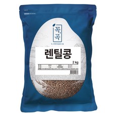 두보식품 꼭곡 렌틸콩, 2kg, 1개