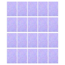 TODAY LIVING 愛心雷射小卡卡套 CD_TGM_AL005Z, 05 紫色, 20個