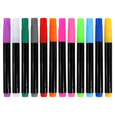 Modernat 玻璃螢光黑板筆12色組, 混合色, 1套