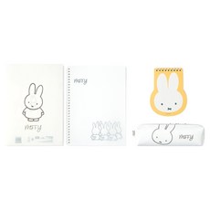 STUDIO EIGHT Miffy 高級文具組, 白色, 1套