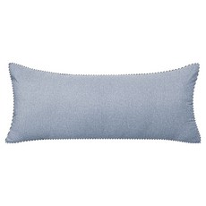 BED&DECO 麻花混色靠墊套, 藍色