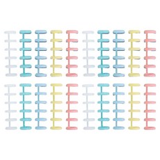 투데이리빙 6공 바인더 루즈링 CD_OOS_AL082Q 5종 x 4p 세트, 파스텔, 1세트, 12mm