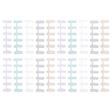 투데이리빙 6공 바인더 루즈링 CD_OOS_AL081A 5종 x 4p 세트, 반투명, 1세트, 12mm