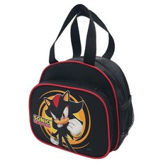 SONIC 音速小子 雙層便當袋, 黑色, 1個