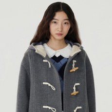 COVERNAT WOMAN 女款 Edin 羊毛牛角扣大衣