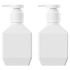 뉴앤룩 폴리 샴푸 바디워시 리필용기 280ml, 화이트, 2개