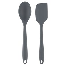 발룬피니 노블 실리콘 조리도구 멀티스푼 스파츌라, 딥차콜, 1개, 멀티스푼 + 스파츌라