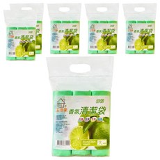 生活家 環保垃圾袋 清潔袋 大款6入組, 1套, 33L