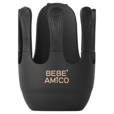 BEBE' AMiCO 萬用置杯架, 黑色, 1個