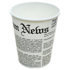 The Cup 英文化白印刷紙杯 300ml, 1個, 1000入