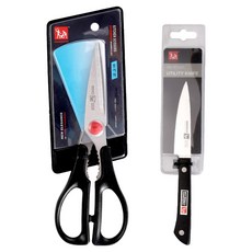 EDGEMOTO AB 水果刀 90mm + 長剪刀 240mm 套組, 1個, 水果刀 + 剪刀