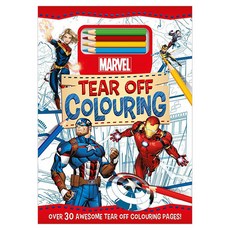 Marvel : Tear Off Colouring, Bonnier Books Ltd