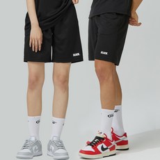 블랙몬스터핏 남녀공용 에버 러닝 BLACK 트레이닝 반바지 A 2p