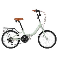 벨로시아 2025 노먼 20인치 7단 시마노 변속레버 미니벨로 접이식 자전거 50.8cm 방문설치, 그레이쉬그린, 1개, 148cm