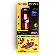 MSZ 兒童砰砰 1：42 DIY 福特野馬GT 壓鑄模型, 混合顏色, 1個