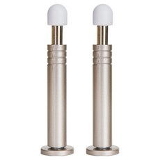 小手 緩衝式門擋, 銀色, 2個