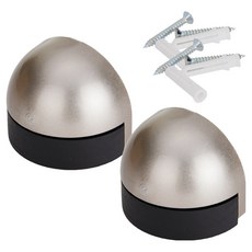 Jageunson 防撞無階梯門擋 銀色, 2個