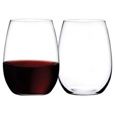 누드 퓨어 스템리스 보르도 레드와인 글래스, 610ml, 2개