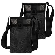 DIBOTE 迪伯特 輕便水壺背袋 網袋, 黑色, 2個