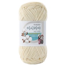 미소털실 이시리야 롱스테이플 순면 코튼 뜨개실, 1개, 4004콘실크