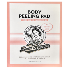 mom's Bath recipe 身體去角質墊 強效型 8入, 1盒, 200ml