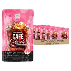 NOKCHAWON 綠茶園 咖啡冰茶風味飲料, 10個, 170ml