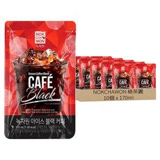 NOKCHAWON 綠茶園 美式咖啡 無糖, 10個, 170ml
