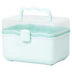 Mabso Shop 家用藥品美術用品雜貨收納保管盒 藍色 ONE SIZE BRP2167, 1個