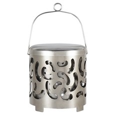 樂居家 露營用 戶外取暖罩, 鐵色, 1個