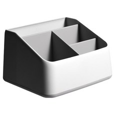 맙소샵 심플 데스크탑 미니 수납 정리 꽂이 17.2 x 15 x 10.5 cm BRP2180, 그레이, 1개