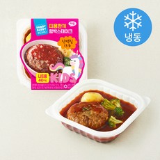 푸디버디 띠용한끼 함박스테이크 (냉동), 205g, 1개