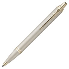 PARKER 派克 IM N-SE Monochrome 香檳色 PVD 原子筆, 銀色, 1個