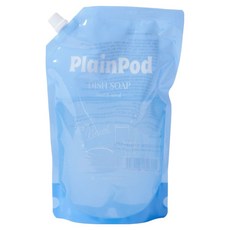 PLAINPOD 高濃縮頂級羅勒與橙花蔬果專用廚房洗潔精補充包, 1個, 1L