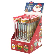 PINKFOOT 聖誕節卡式鉛筆第3彈 4款 x 6入組, 混合顏色, 1個