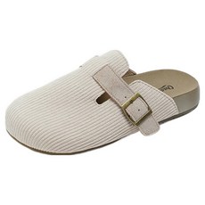 CHAAKAN SHOES 女款 Deborah 燈芯絨扣環穆勒鞋 WTFBR4h1278, 粉紅色, 235