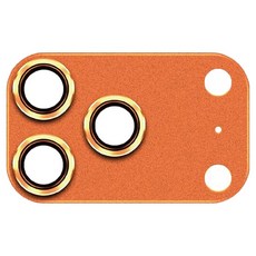 OWEIDA 歐威達 智慧型手機 鏡頭保護貼 iPhone 17 Pro Max 9H 航太鋁 防指紋 防刮 橙色