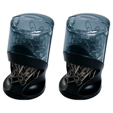 마패드 더 편한 자석 클립통 2p+ 클립 200p 세트, 블랙, 1세트