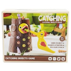 PLAYFUL TOYS 頑玩具 啄木鳥抓蟲遊戲, 混和顏色, 1套