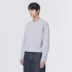 앨빈클로 남녀공용 페이크 밴딩 자동넣입 롱슬리브 티셔츠 AVT331