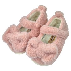 balsori 蝴蝶結毛球啾啾鞋