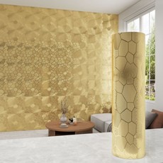 은희마법 럭셔리 인테리어 셀프 자체접착 메탈릭 벽지, 스케일 샴페인 골드