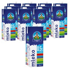 워비츠 로위키 멸균우유 0.5%, 12개, 1L