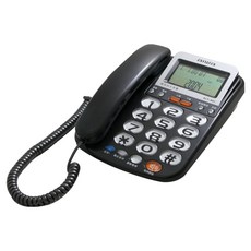 aiwa 愛華 來電顯示語音報號有線電話機 灰色, ALT-891