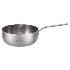 Lacena IH電磁爐三層不鏽鋼鍋, 銀色, 1個, 20cm