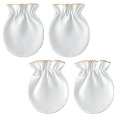 BABY&I 四季粉彩防抓手套2件組