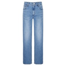 GUESS 女款 COOLMAX 寬版牛仔褲 YP2D0065LBL26
