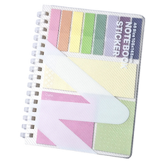 쿠말 점착메모지 노트 접착메모지 수첩, 믹스, 1개