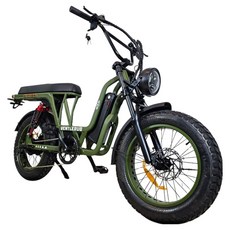 벤틀러스 자토바이 전기자전거 48V 500W 20ah MP500 고객직접설치, 밀리터리 그린, 알루미늄