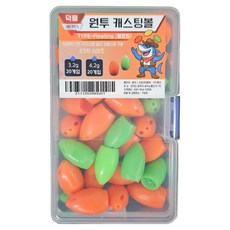 히트페이스 원투 캐스팅볼 덕용 플로팅 40p, 1개 1개